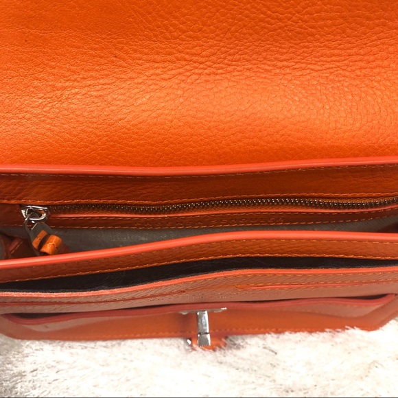 Proenza Schouler Orange Clutch Handbag - Picture 7 of 8